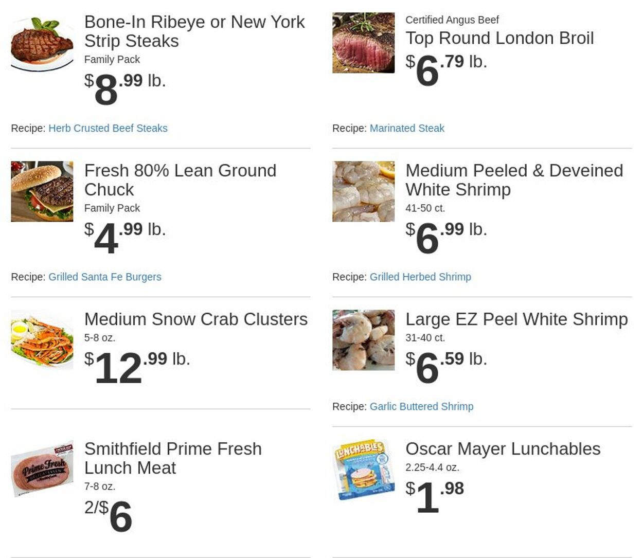 Weekly ad Rowe's IGA Supermarkets 08/06/2025 - 08/12/2025