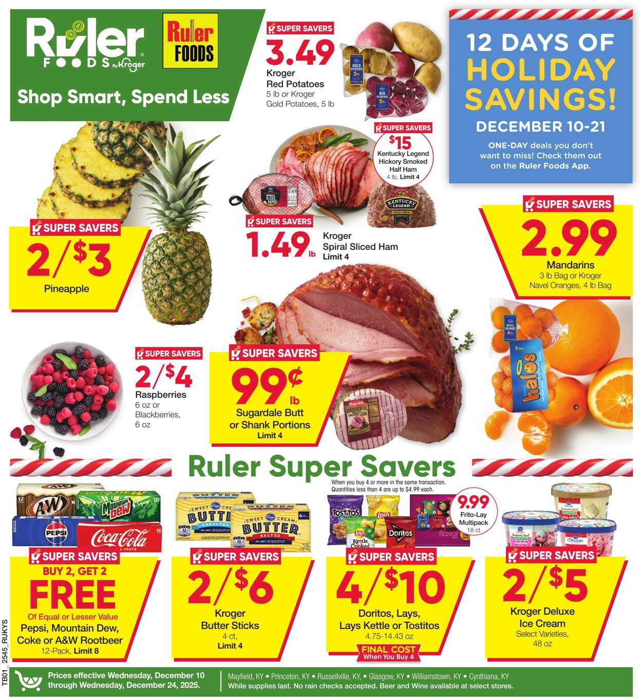 Weekly ad Ruler Foods 12/10/2025 - 12/24/2025
