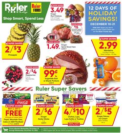 Weekly ad Ruler Foods 12/10/2025 - 12/24/2025