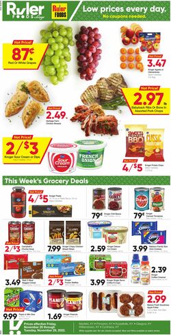 Weekly ad Ruler Foods 11/25/2022-11/29/2022