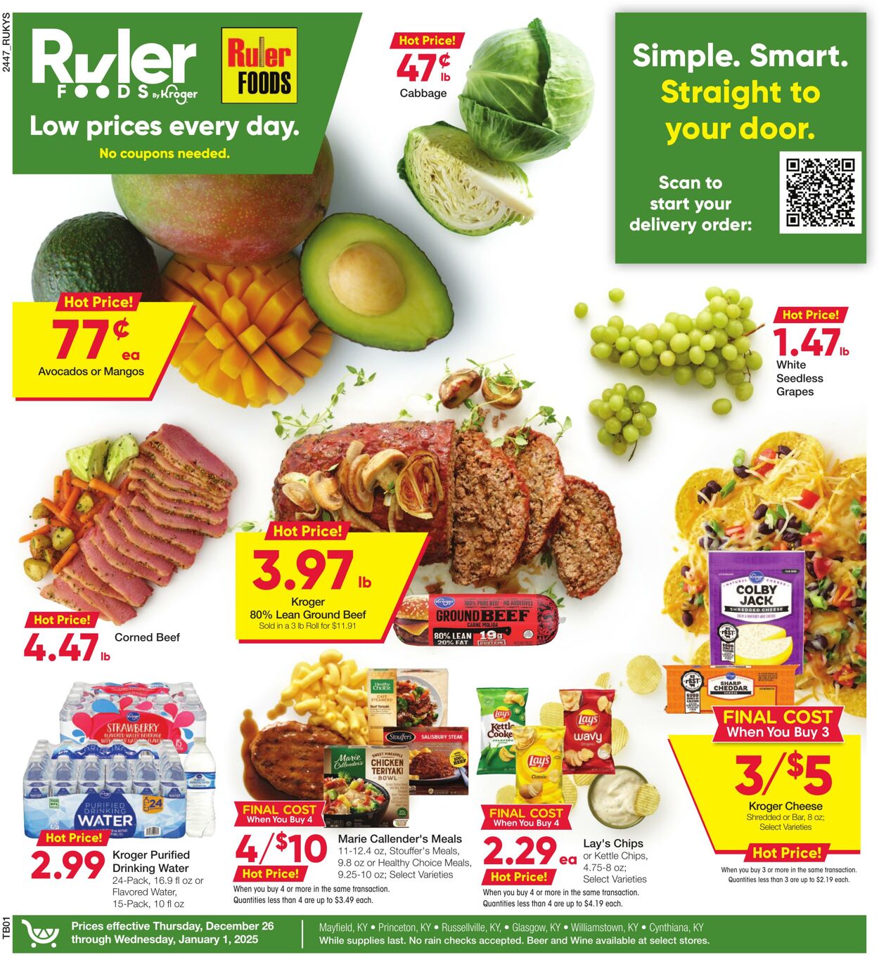 Weekly ad Ruler Foods 12/26/2024 - 01/01/2025