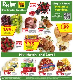 Weekly ad Ruler Foods 08/21/2024 - 09/03/2024