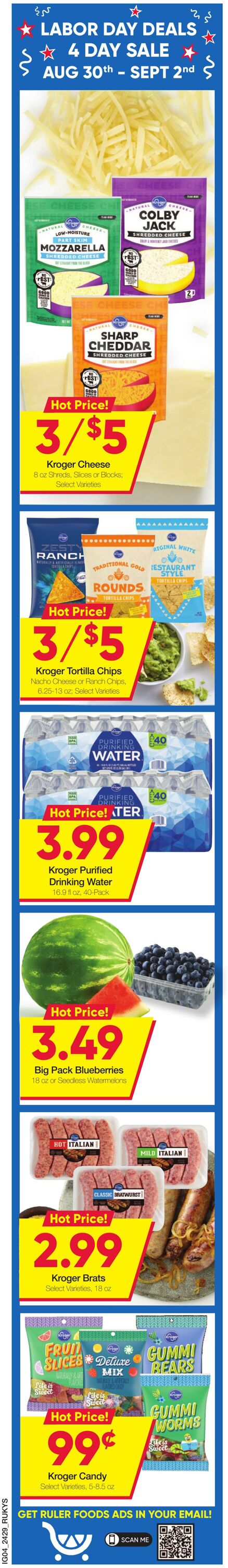 Weekly ad Ruler Foods 08/21/2024 - 09/03/2024