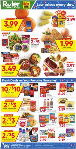 Weekly ad Ruler Foods 09/04/2024 - 09/17/2024