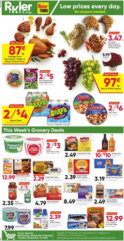 Weekly ad Ruler Foods 09/20/2023 - 10/03/2023