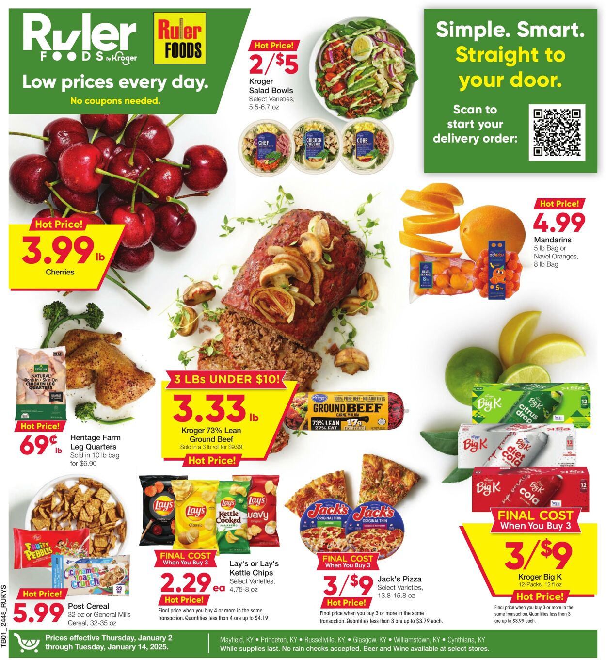 Weekly ad Ruler Foods 01/02/2025 - 01/14/2025