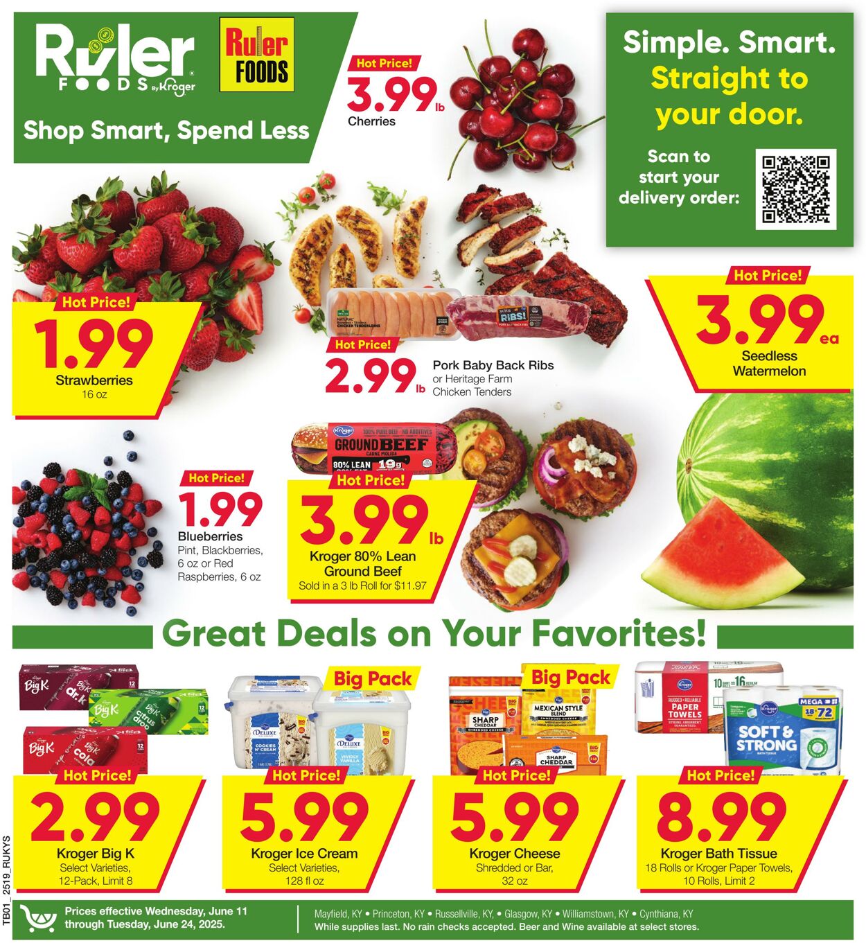 Weekly ad Ruler Foods 06/11/2025 - 06/24/2025