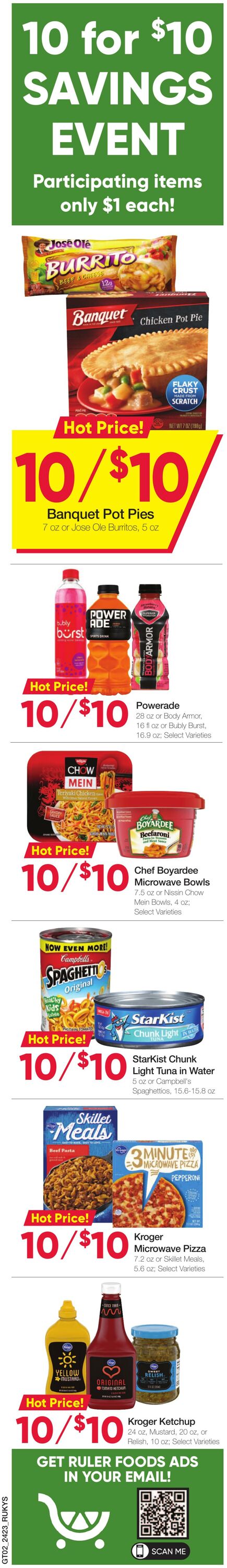 Weekly ad Ruler Foods 07/10/2024 - 07/23/2024