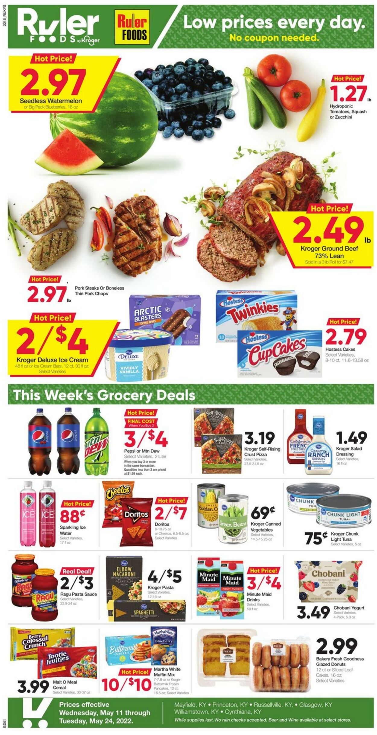 Weekly ad Ruler Foods 05/11/2022 - 05/24/2022