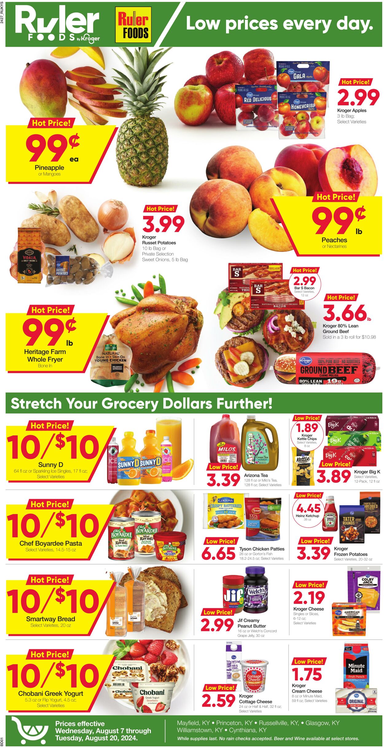 Weekly ad Ruler Foods 08/07/2024 - 08/20/2024