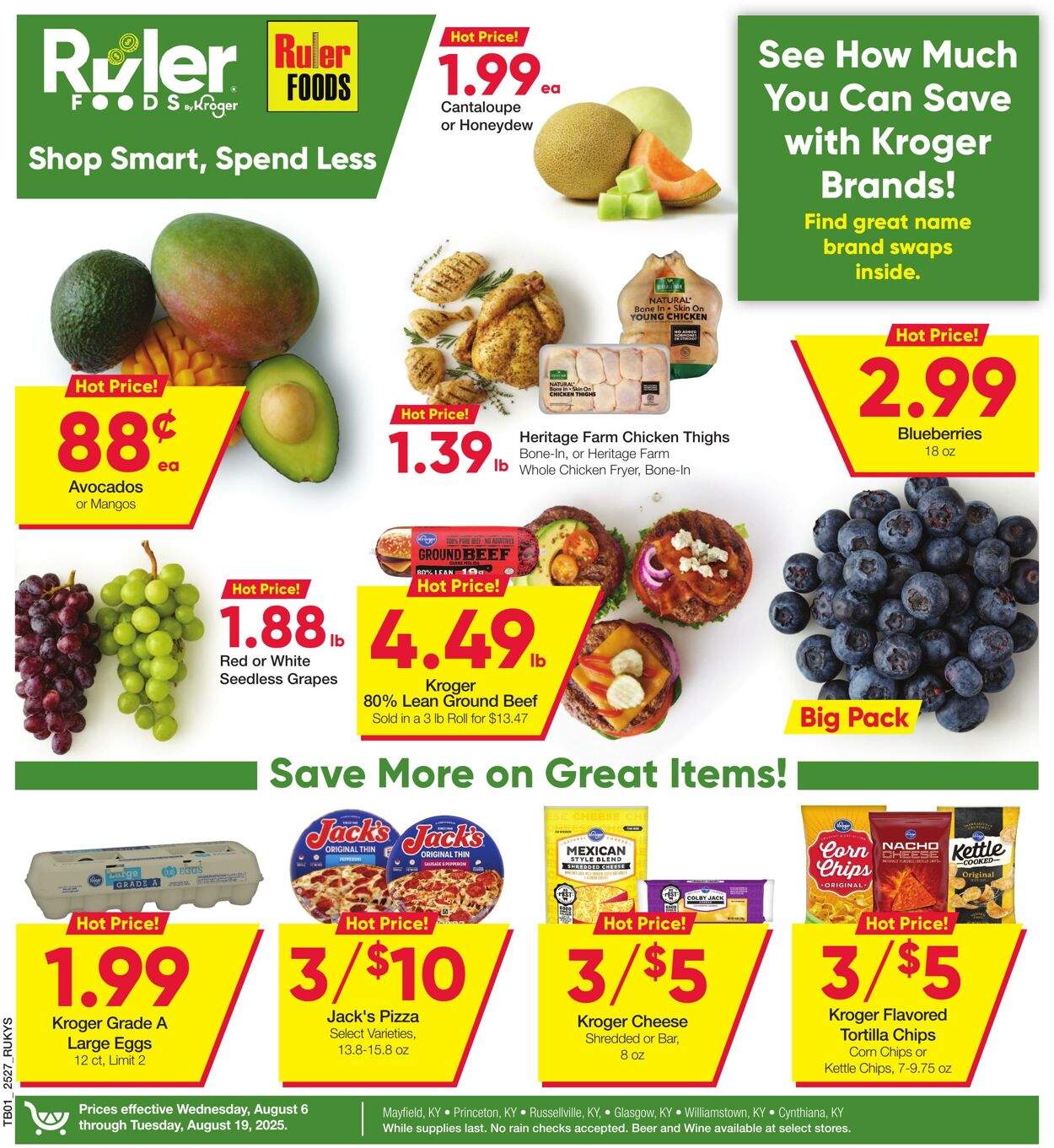 Weekly ad Ruler Foods 08/06/2025 - 08/19/2025