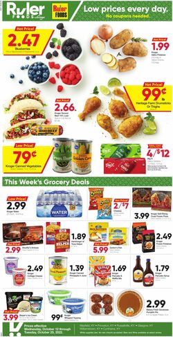 Weekly ad Ruler Foods 10/12/2022-10/25/2022