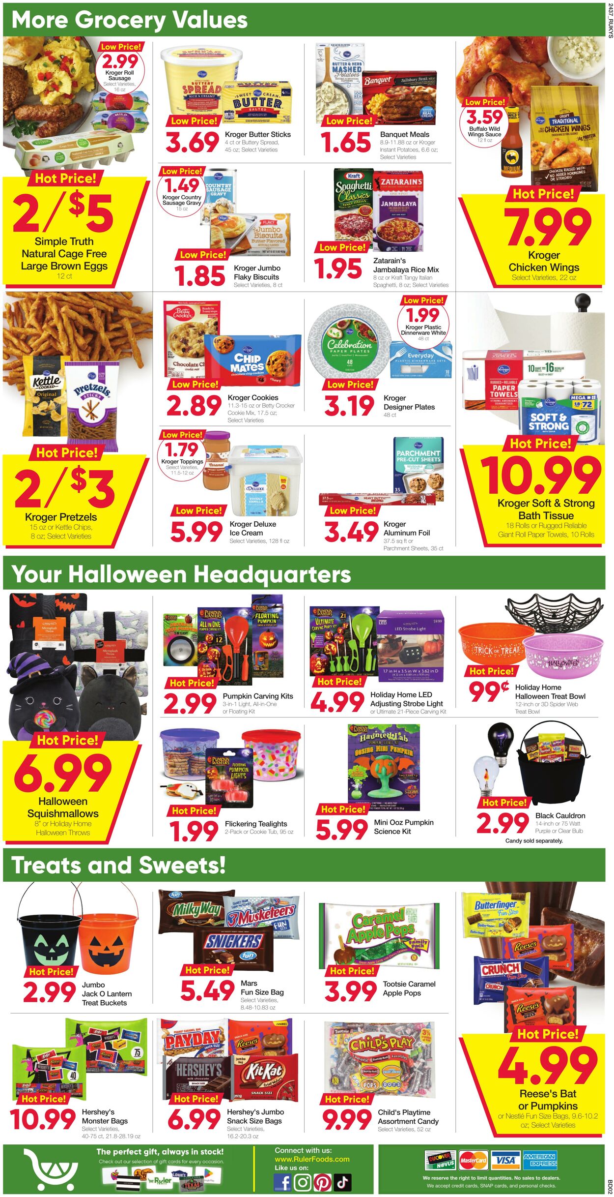 Weekly ad Ruler Foods 10/16/2024 - 10/22/2024