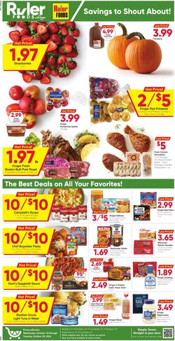 Weekly ad Ruler Foods 10/16/2024 - 10/22/2024