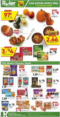 Weekly ad Ruler Foods 09/21/2022-10/04/2022