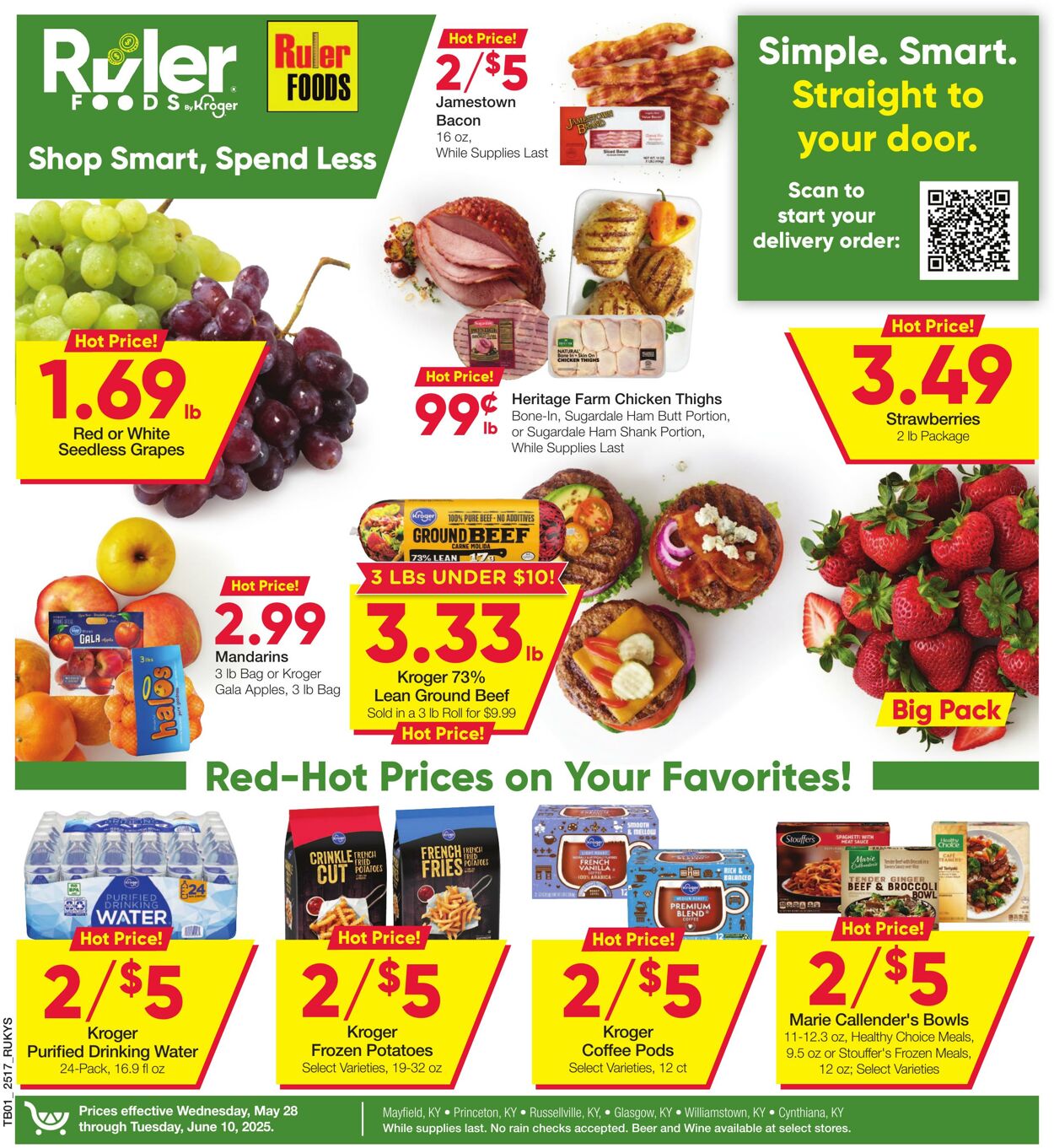 Weekly ad Ruler Foods 05/28/2025 - 06/10/2025