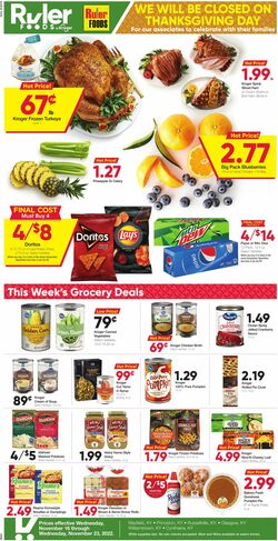Weekly ad Ruler Foods 11/16/2022-11/23/2022