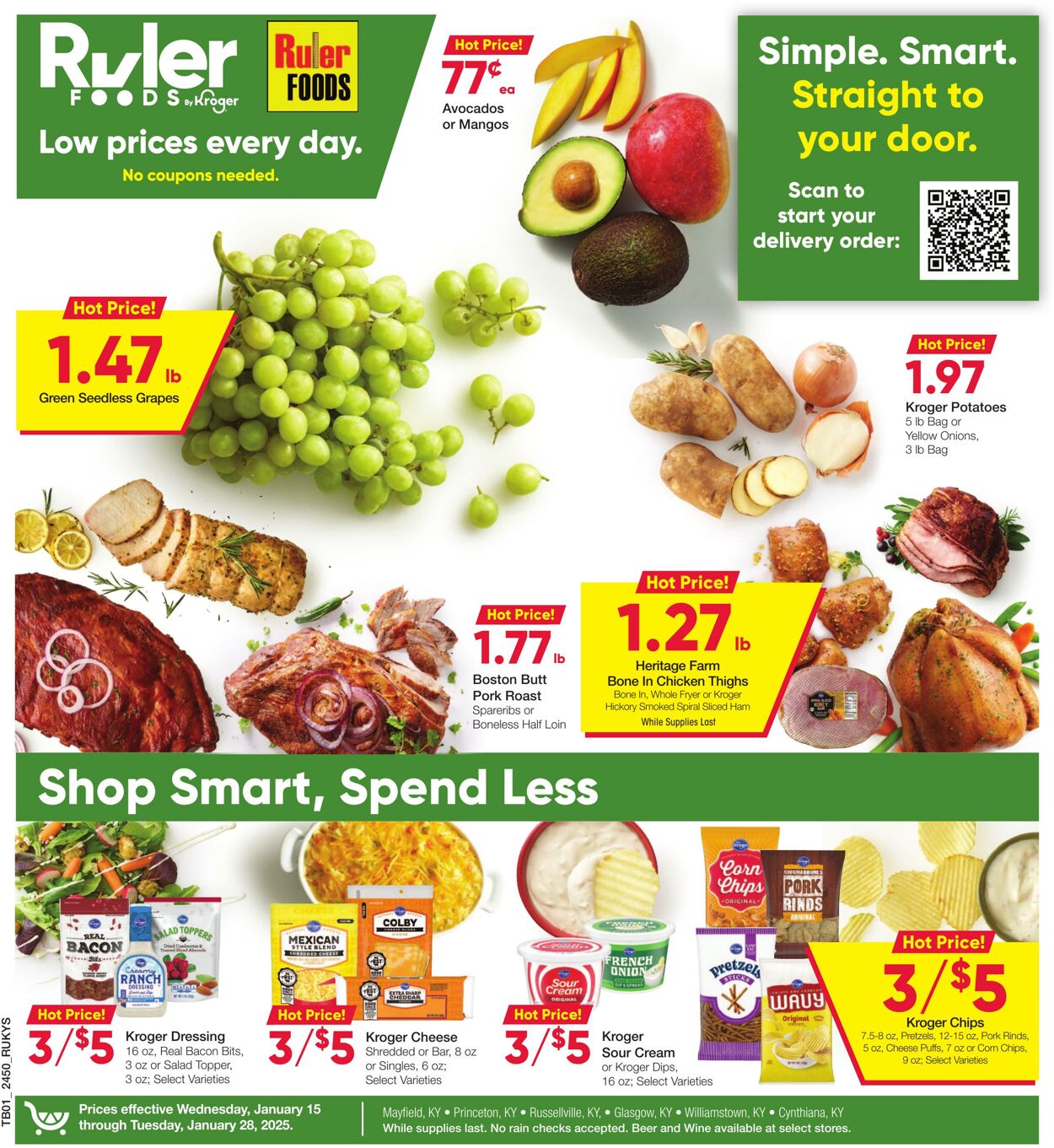 Weekly ad Ruler Foods 01/15/2025 - 01/28/2025