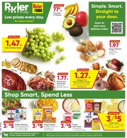 Weekly ad Ruler Foods 01/15/2025 - 01/28/2025