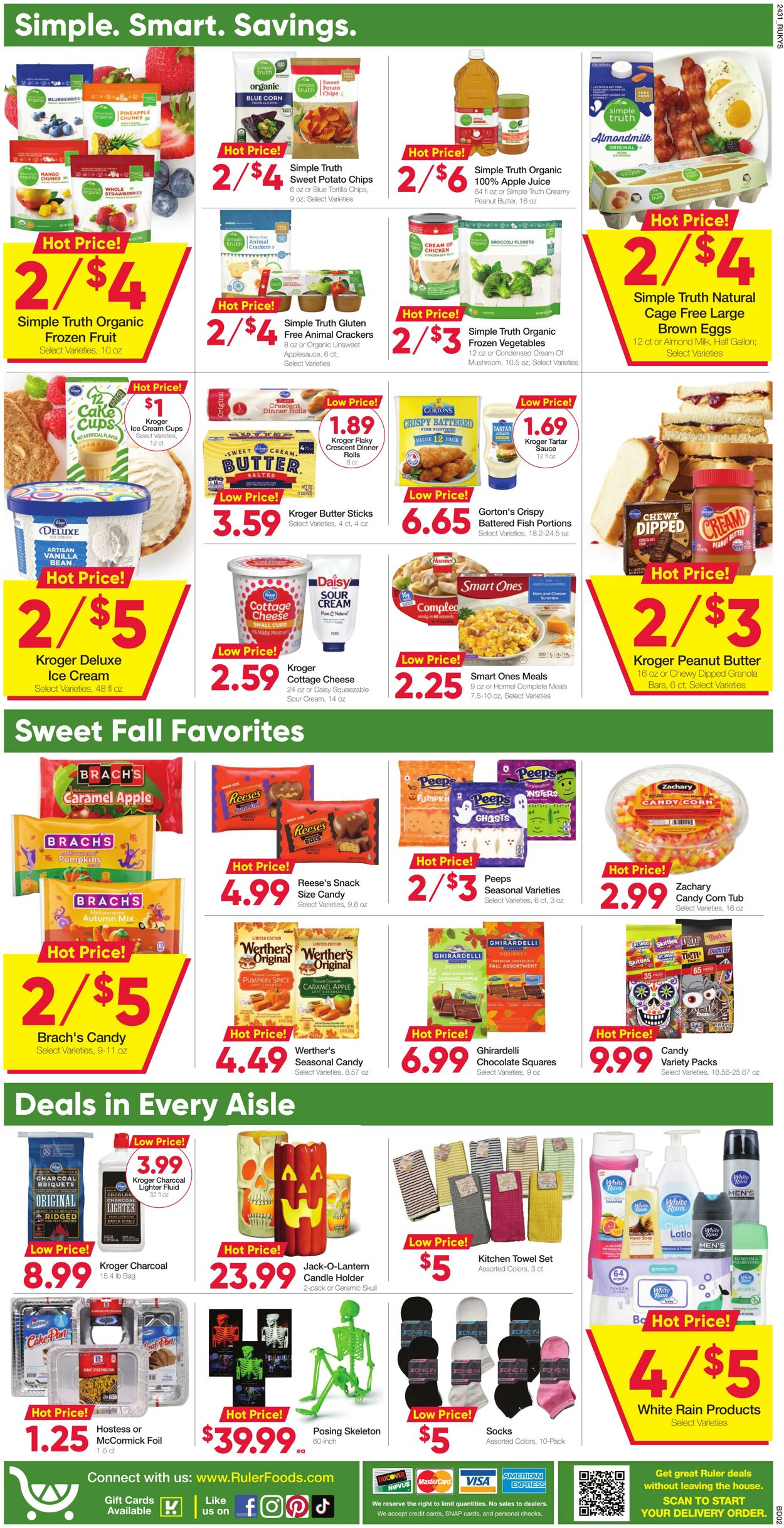 Weekly ad Ruler Foods 09/04/2024 - 09/17/2024