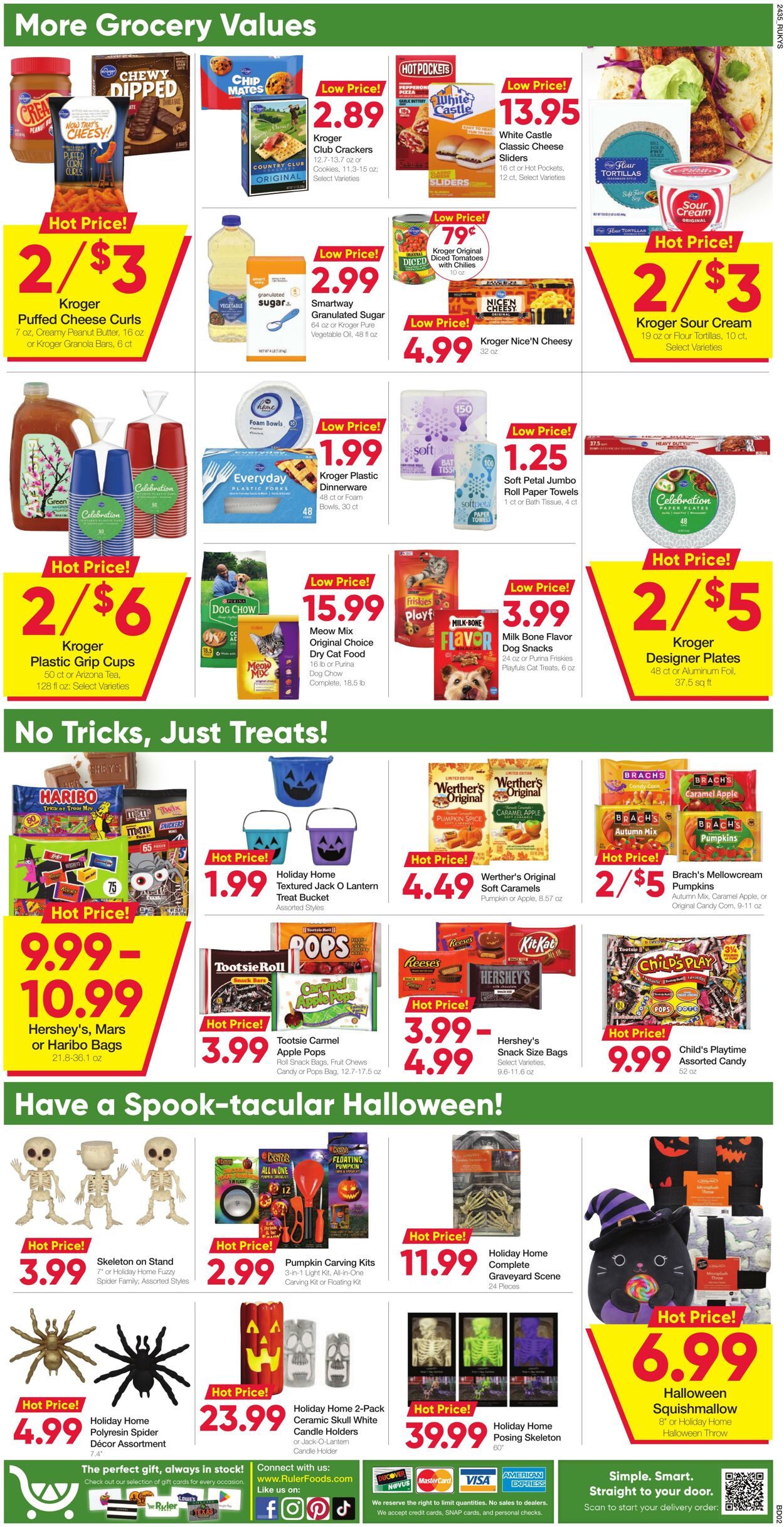 Weekly ad Ruler Foods 10/02/2024 - 10/15/2024