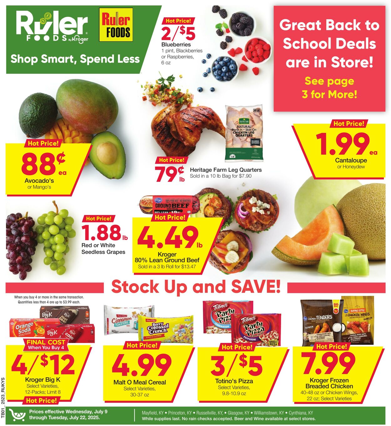 Weekly ad Ruler Foods 07/09/2025 - 07/22/2025