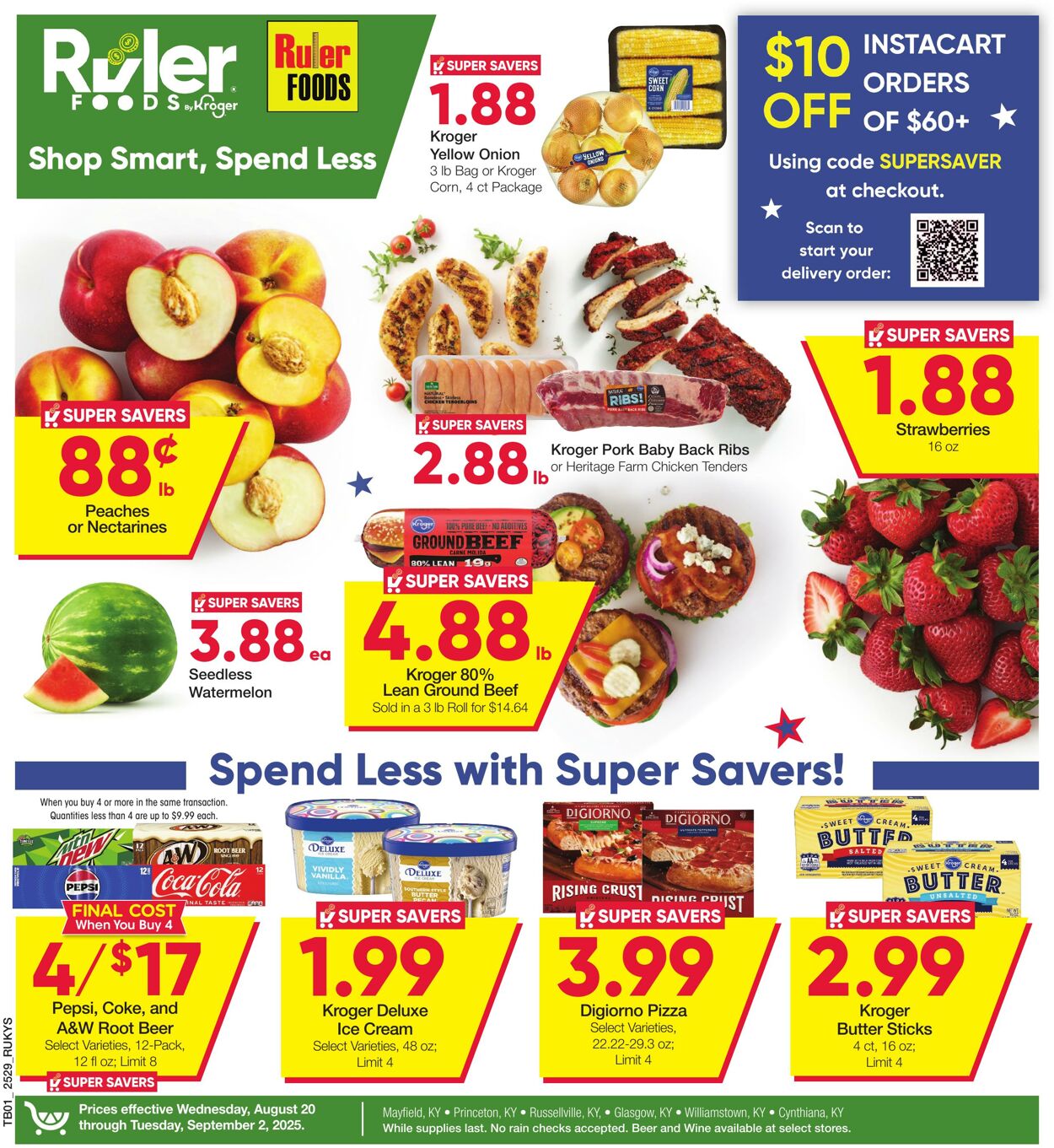 Weekly ad Ruler Foods 08/20/2025 - 09/02/2025