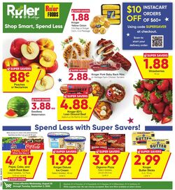 Weekly ad Ruler Foods 08/20/2025 - 09/02/2025