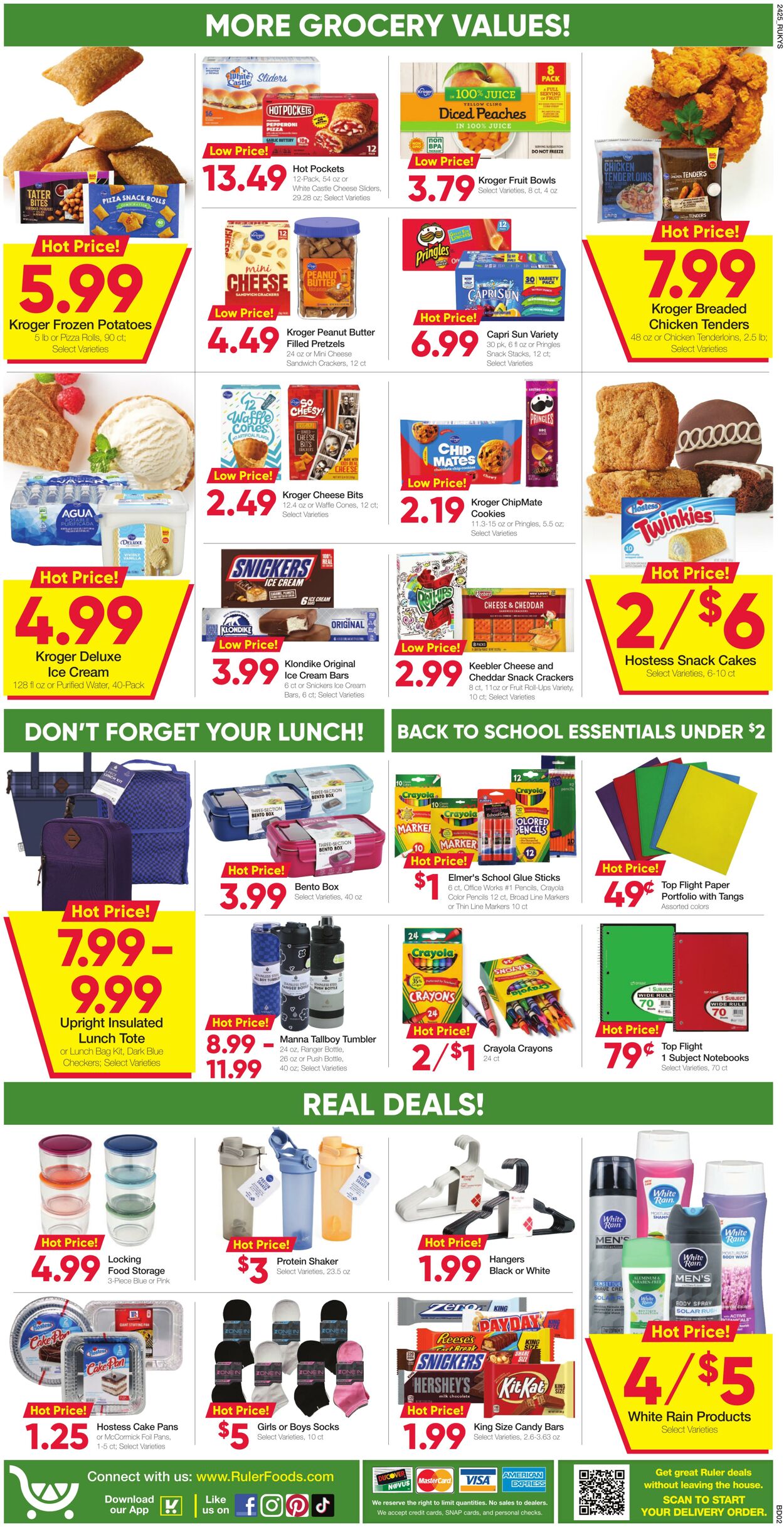 Weekly ad Ruler Foods 07/24/2024 - 08/06/2024