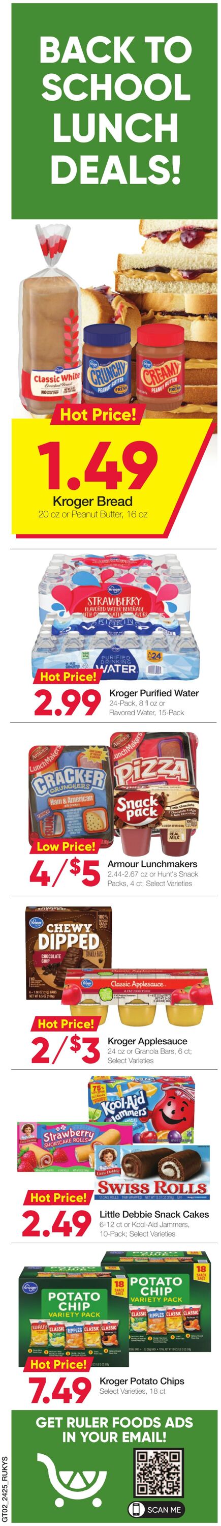 Weekly ad Ruler Foods 07/24/2024 - 08/06/2024