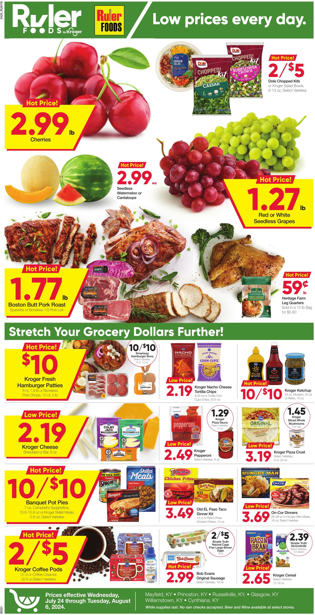 Weekly ad Ruler Foods 07/24/2024 - 08/06/2024