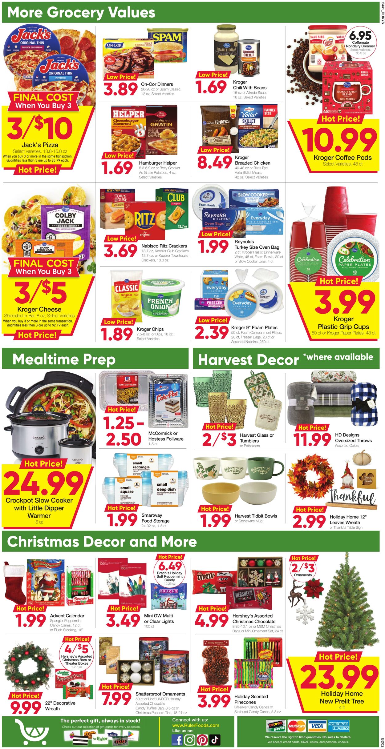 Weekly ad Ruler Foods 11/13/2024 - 11/28/2024