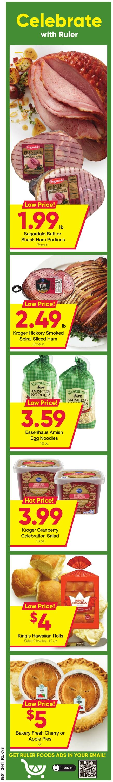 Weekly ad Ruler Foods 11/13/2024 - 11/28/2024