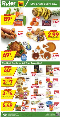 Weekly ad Ruler Foods 11/13/2024 - 11/28/2024