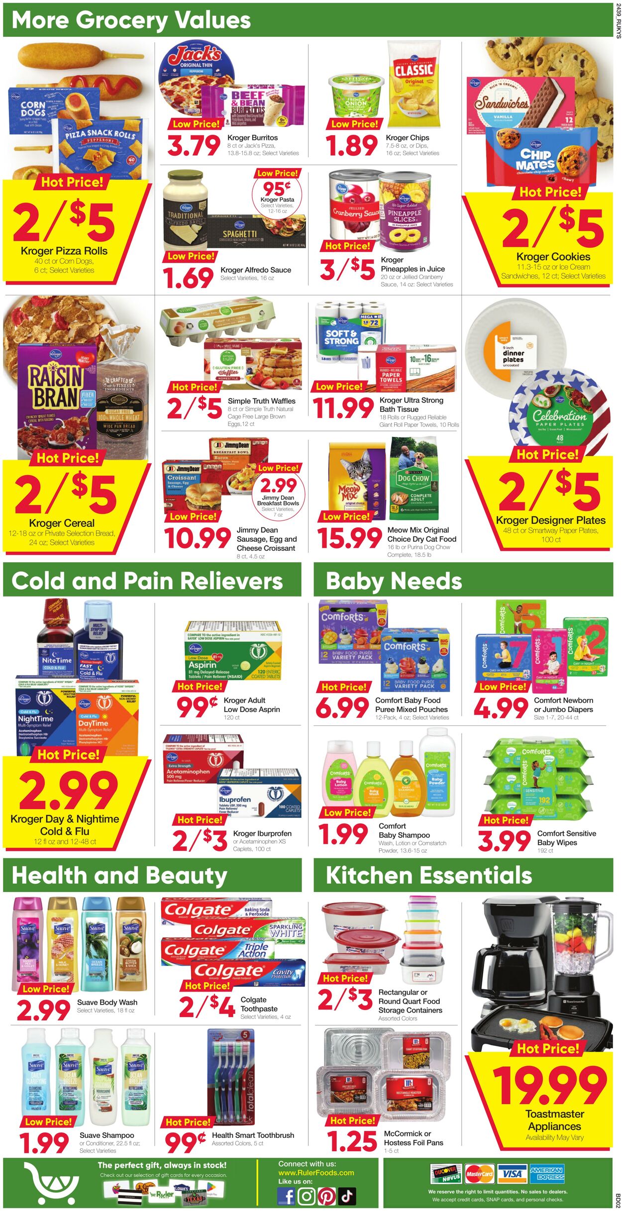 Weekly ad Ruler Foods 10/30/2024 - 11/12/2024