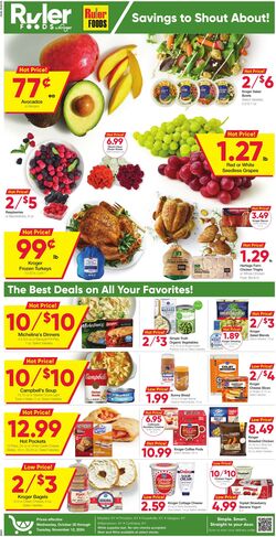 Weekly ad Ruler Foods 10/16/2024 - 10/29/2024