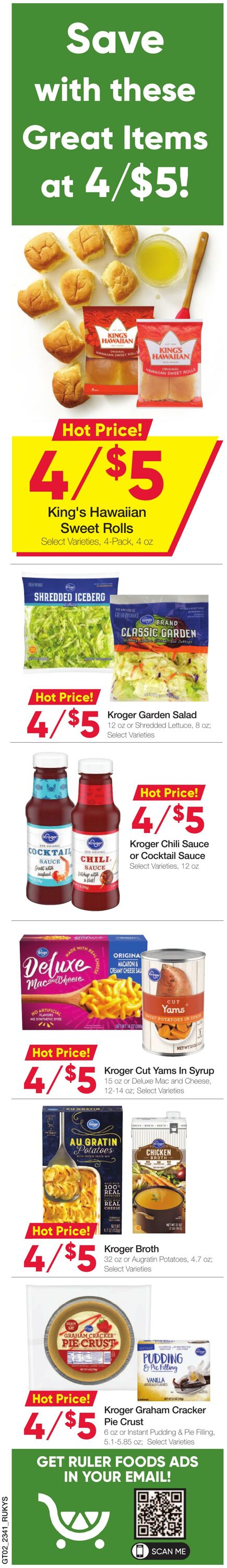 Weekly ad Ruler Foods 11/08/2023 - 11/22/2023