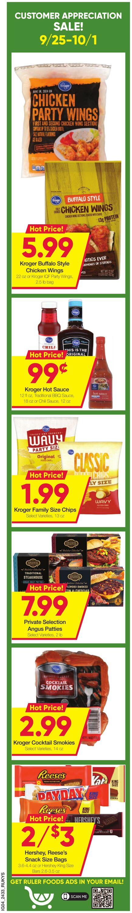 Weekly ad Ruler Foods 09/18/2024 - 10/01/2024