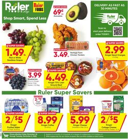 Weekly ad Ruler Foods 11/28/2025 - 12/09/2025