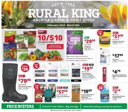 Weekly ad Rural King 02/23/2023 - 03/08/2023