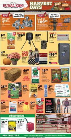 Weekly ad Rural King 09/25/2024 - 10/09/2024