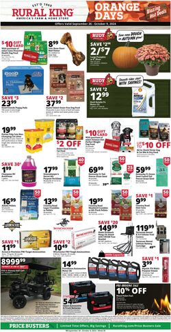 Weekly ad Rural King 10/09/2024 - 10/23/2024