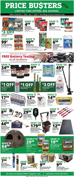 Weekly ad Rural King 09/28/2023 - 12/31/2023