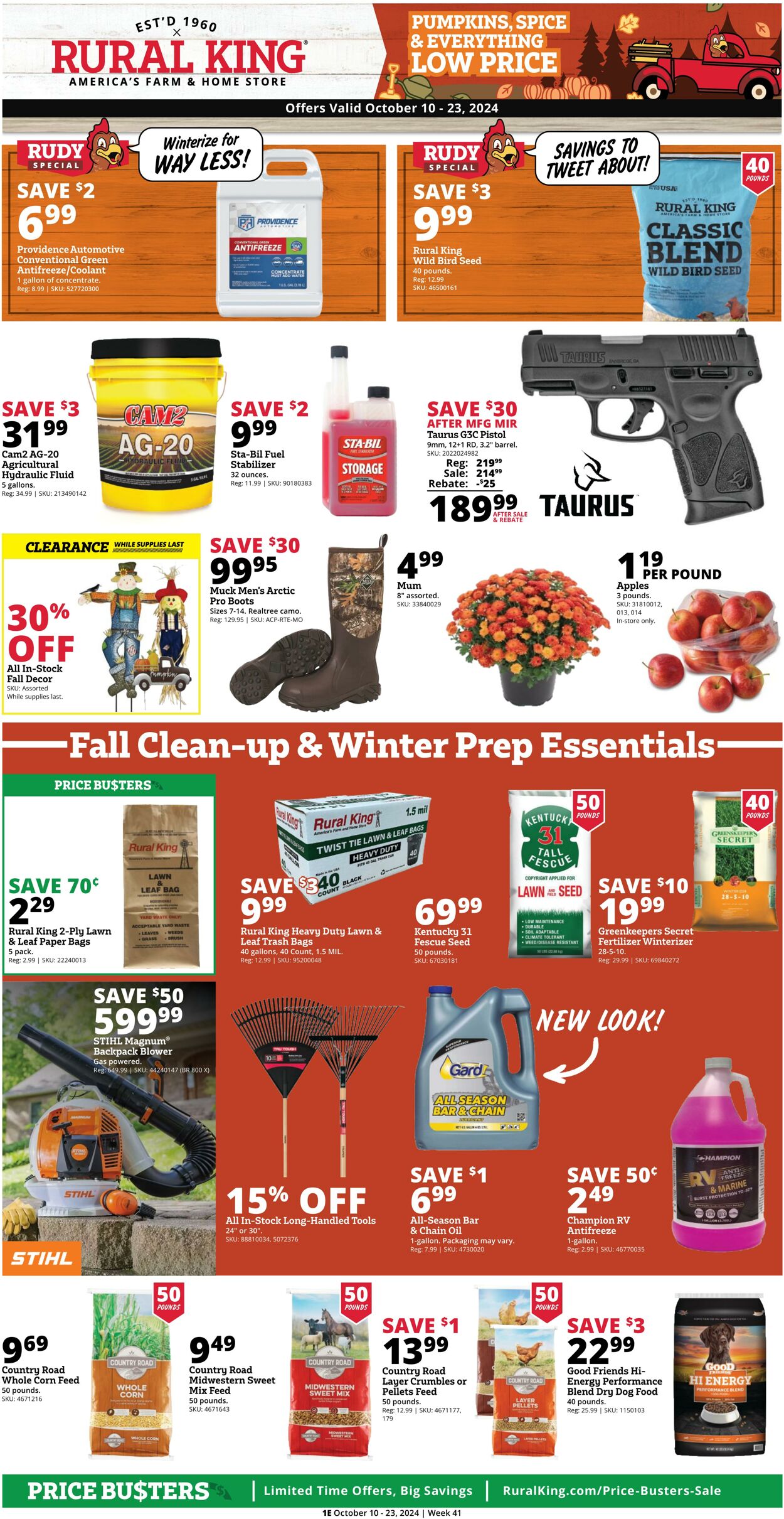 Weekly ad Rural King 10/09/2024 - 10/23/2024