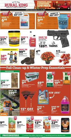 Weekly ad Rural King 09/25/2024 - 10/09/2024