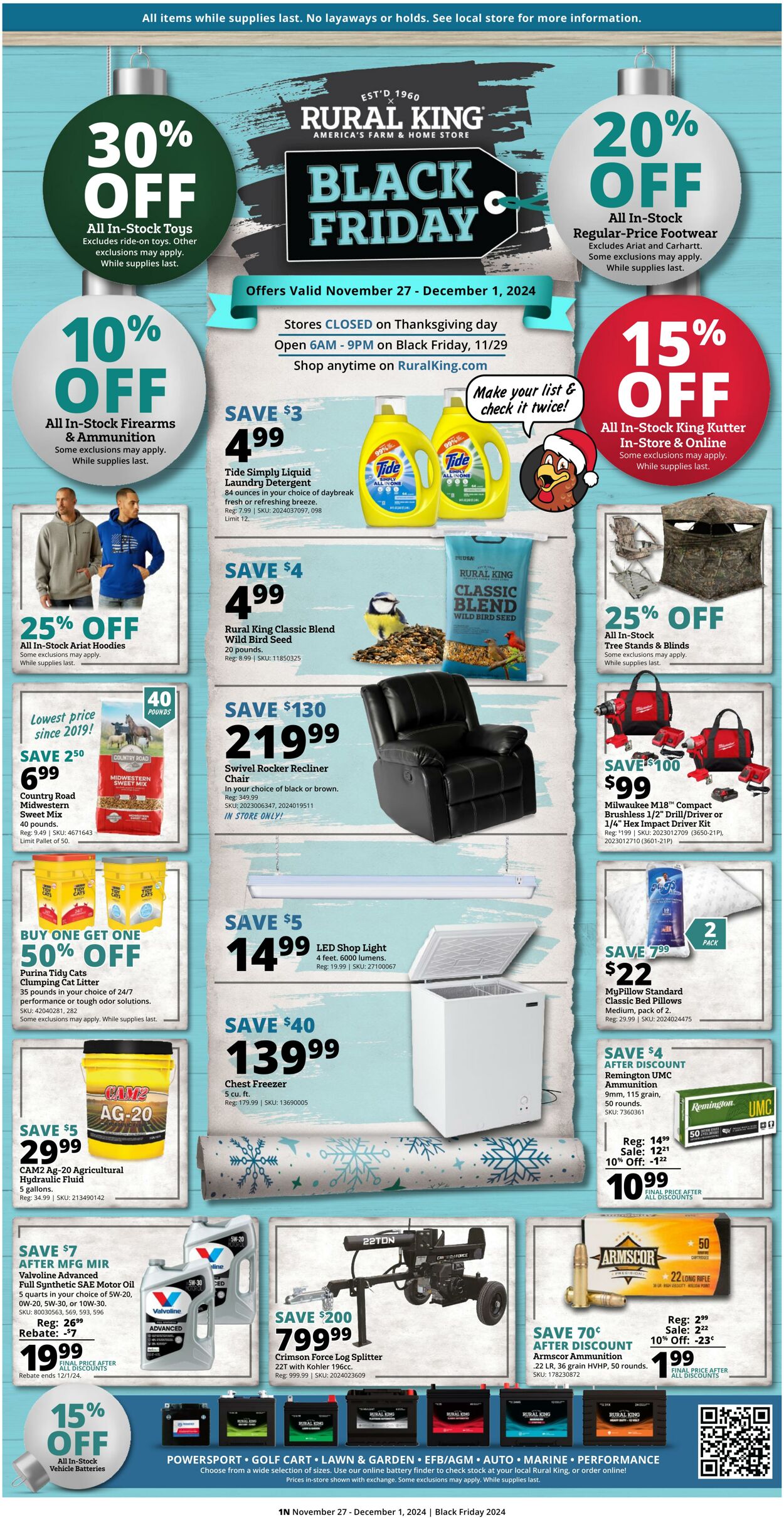 Weekly ad Rural King 11/26/2024 - 12/01/2024