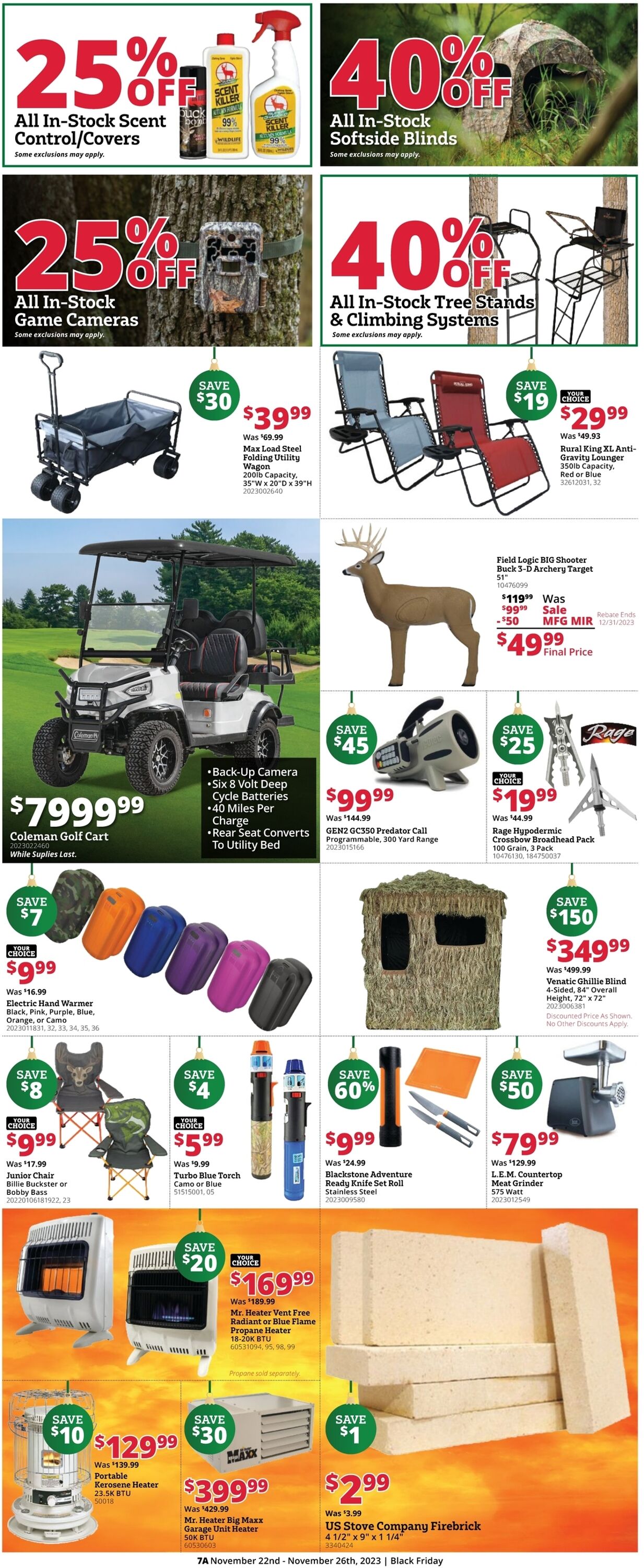 Weekly ad Rural King 11/22/2023 - 11/26/2023