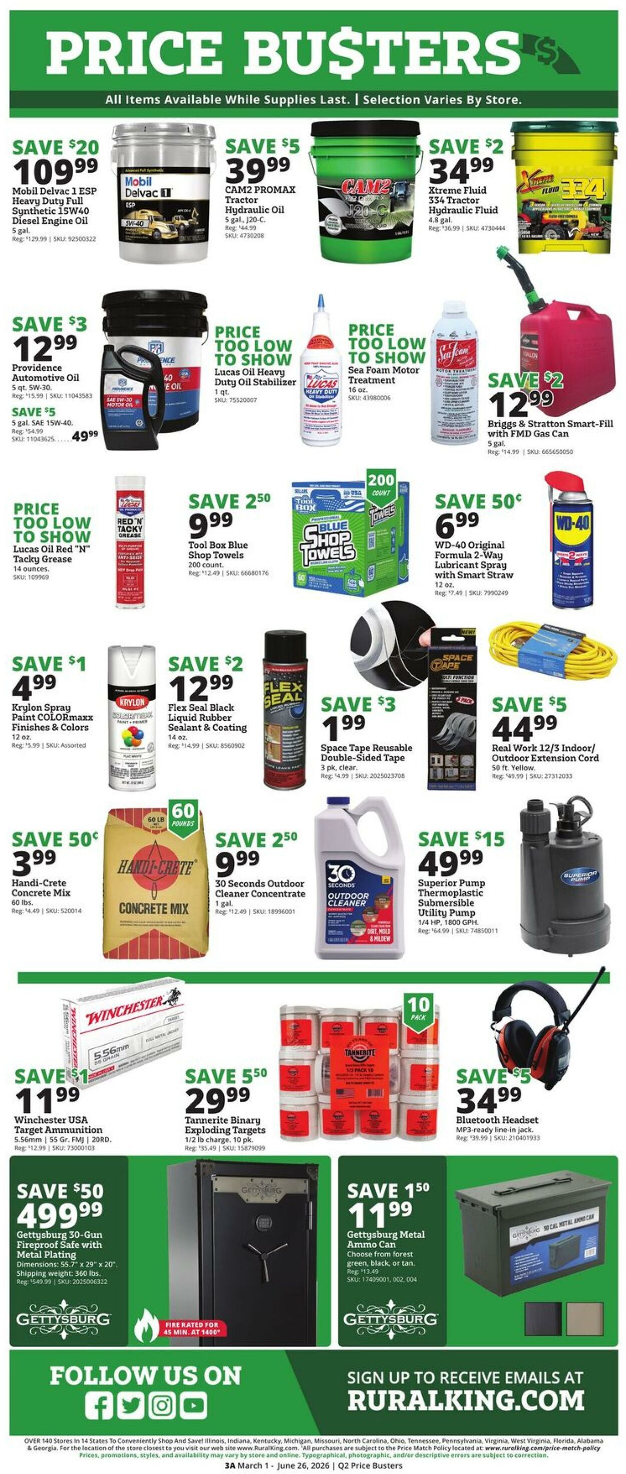 Weekly ad Rural King 03/01/2026 - 06/26/2026