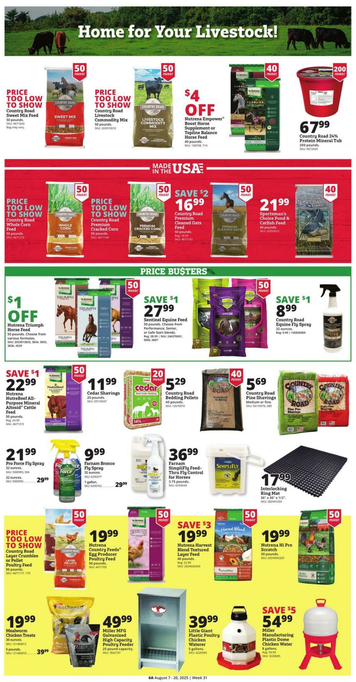 Weekly ad Rural King 08/07/2025 - 08/20/2025