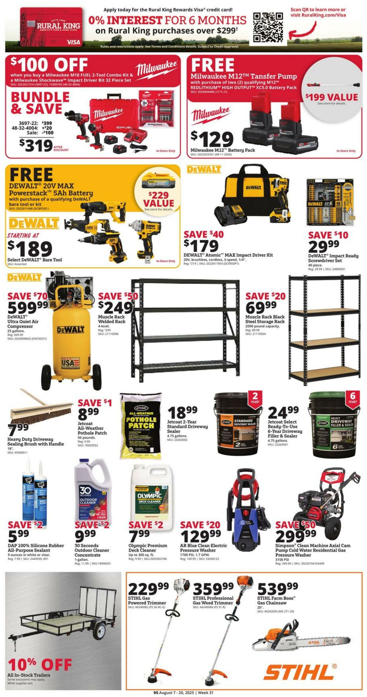 Weekly ad Rural King 08/07/2025 - 08/20/2025
